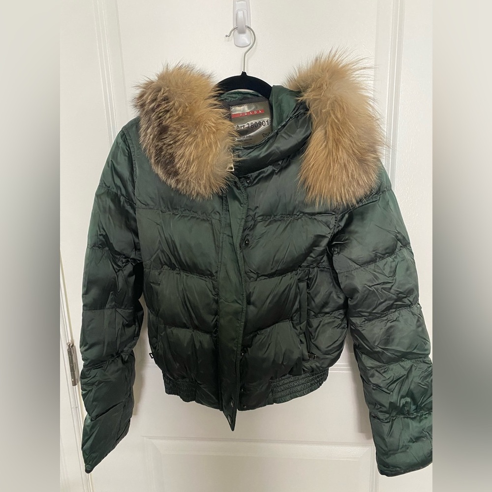Vintage Prada Jacket Teal